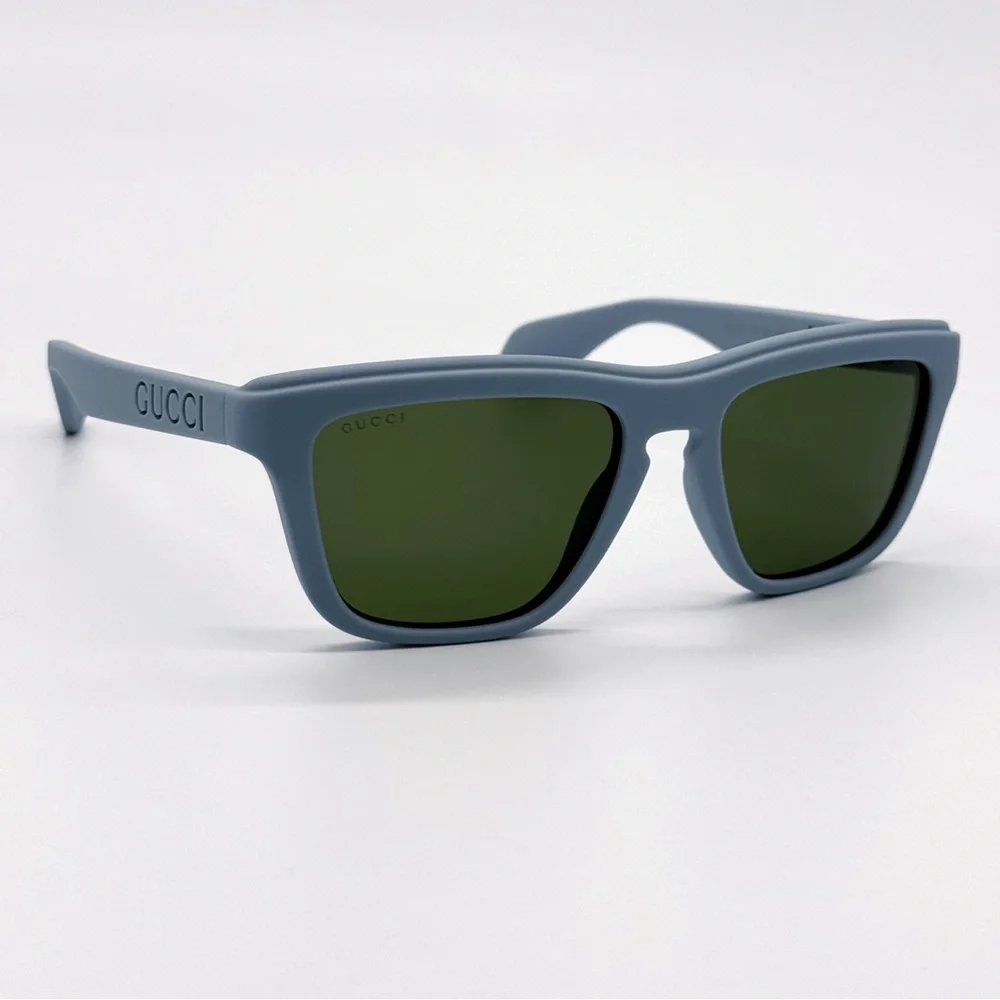 NEW GUCCI GG1571S 003 SQUARE BLUE GREEN MEN SUNGLASSES GUCCI